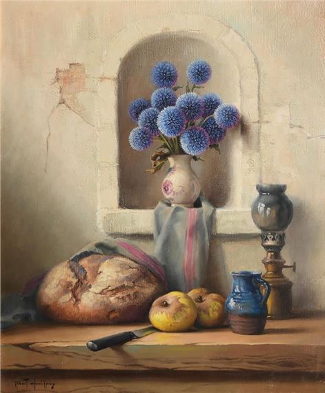 Still Life - Flowers and Fruits by Robert Chailloux