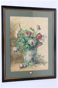 Vase de fleurs - Marthe de Jouffroy