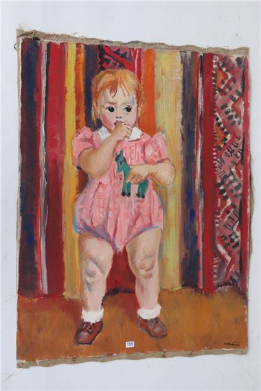 Le jeune enfant suçant son pouce by Maurice Tisseyre