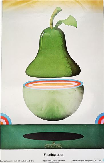 Milton Glaser | Floating pear (1977) | MutualArt
