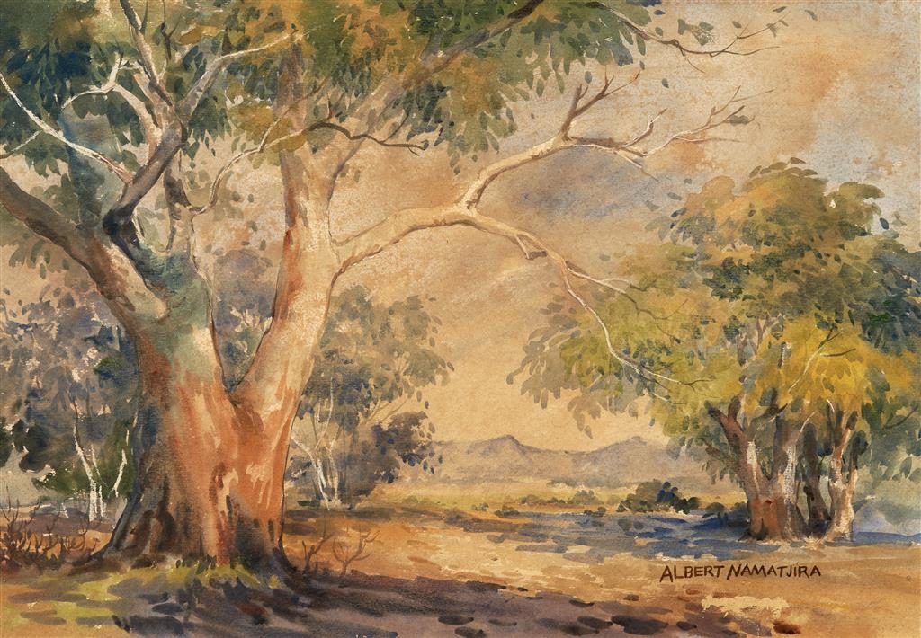 Albert Namatjira Central Australian, Famous South Australian Landscape Artists