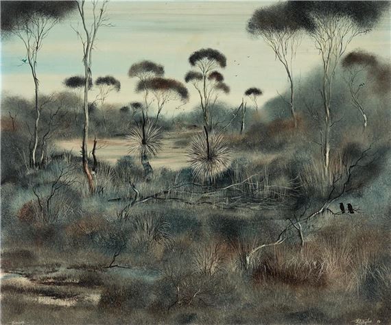 Meeting Of the Birds at Kangrilla, S.A by Rob Taylor, 1979