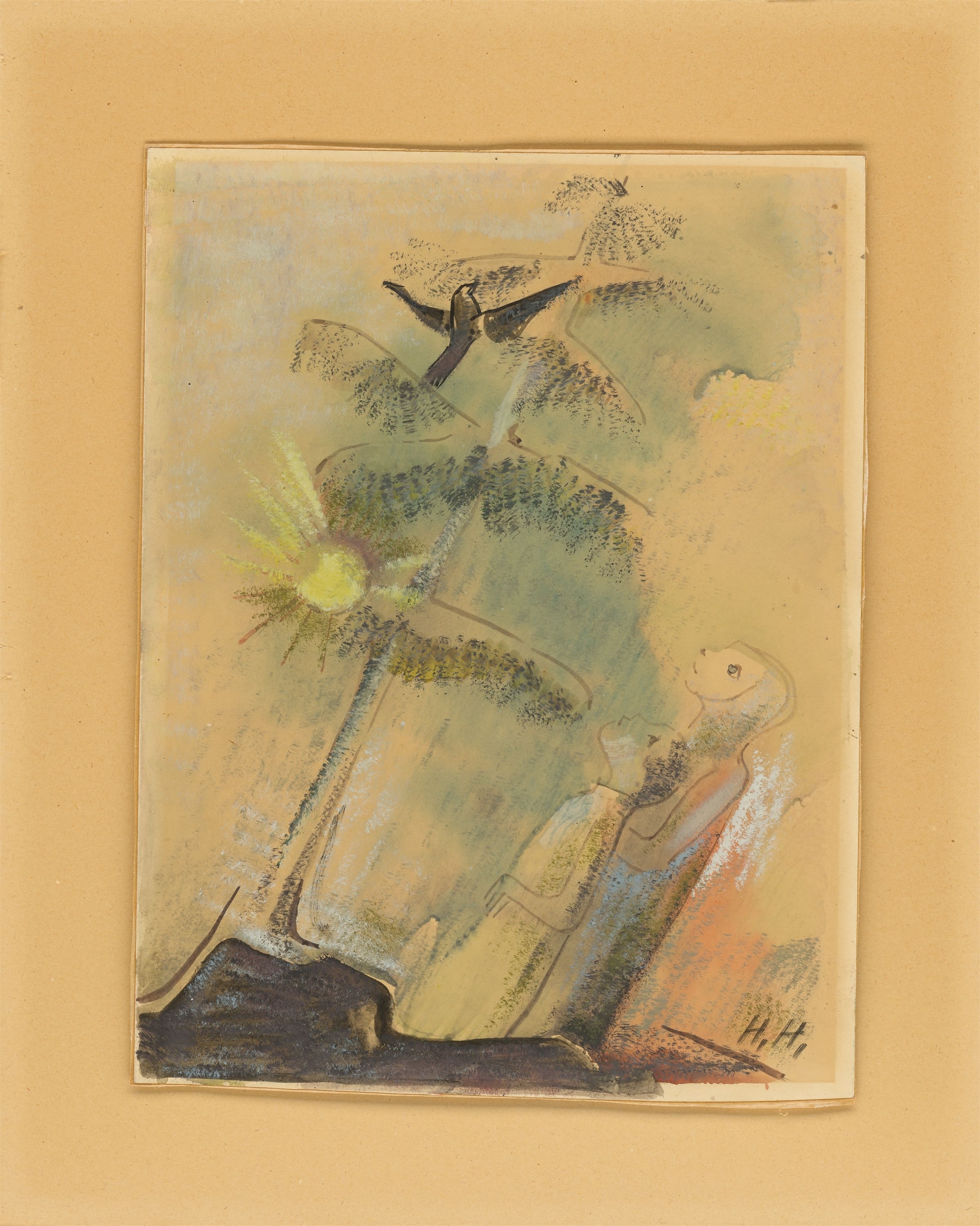 Artwork by Hannah Höch, Untitled., Made of Watercolour and opaque white on paper