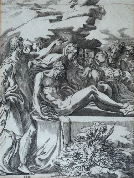 Sepoltura di Cristo by Parmigianino