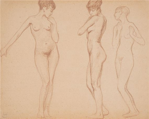 3 Akte by Ludwig von Hofmann