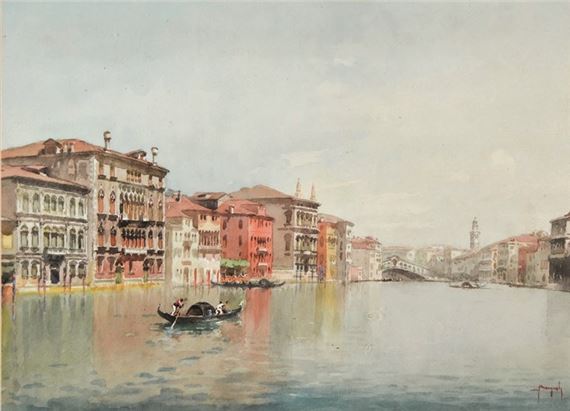 Canalasso verso Rialto by Emanuele Brugnoli