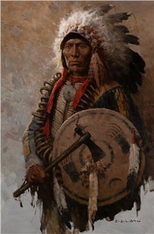 Z.S. Liang | Lakota Warchief | MutualArt