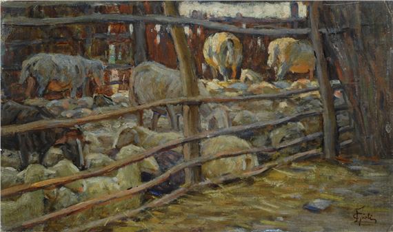 Pecore all'ovile by Francesco Gioli