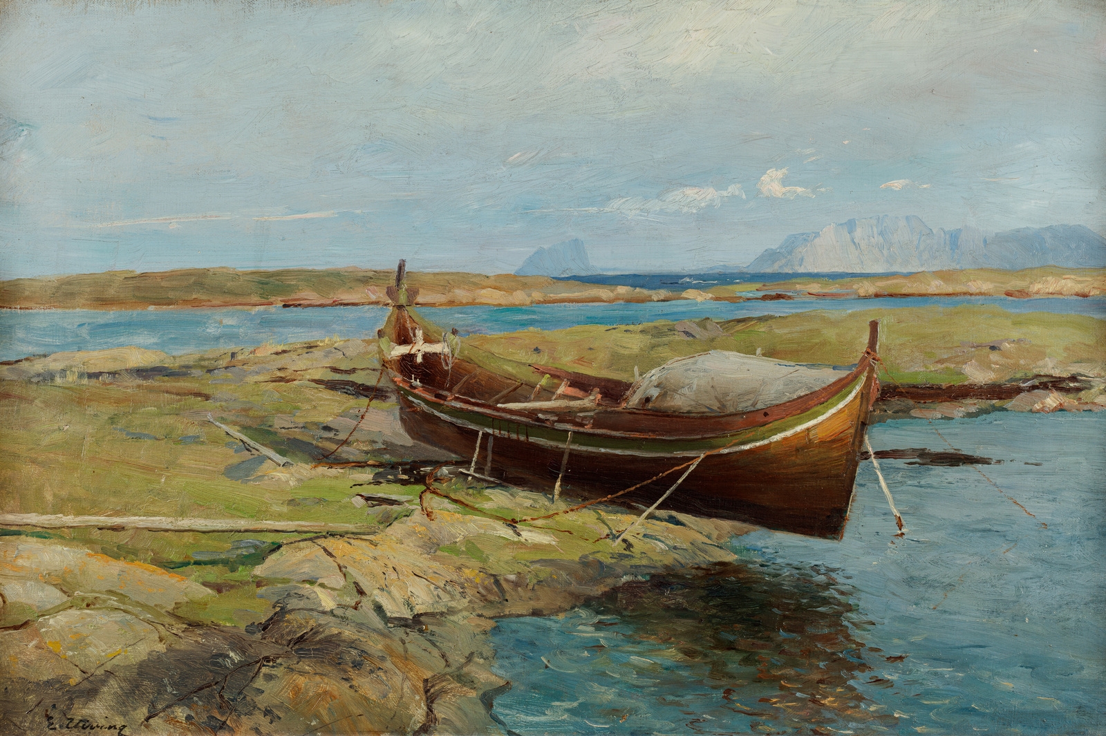 "Nordlandsbåt" by Even Ulving