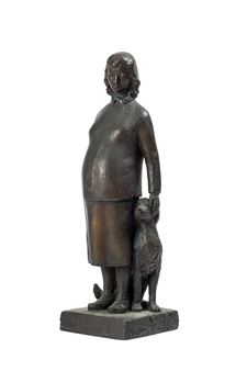 &quot;Kvinne med hund&quot; - Sigri Welhaven