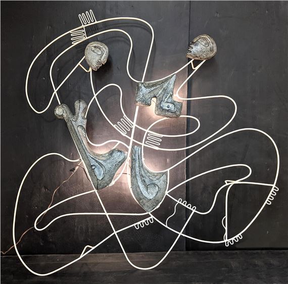 Figural Wall Sculpture