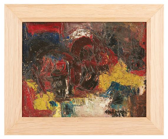 Composition abstraite by Stacha Halpern, 1954