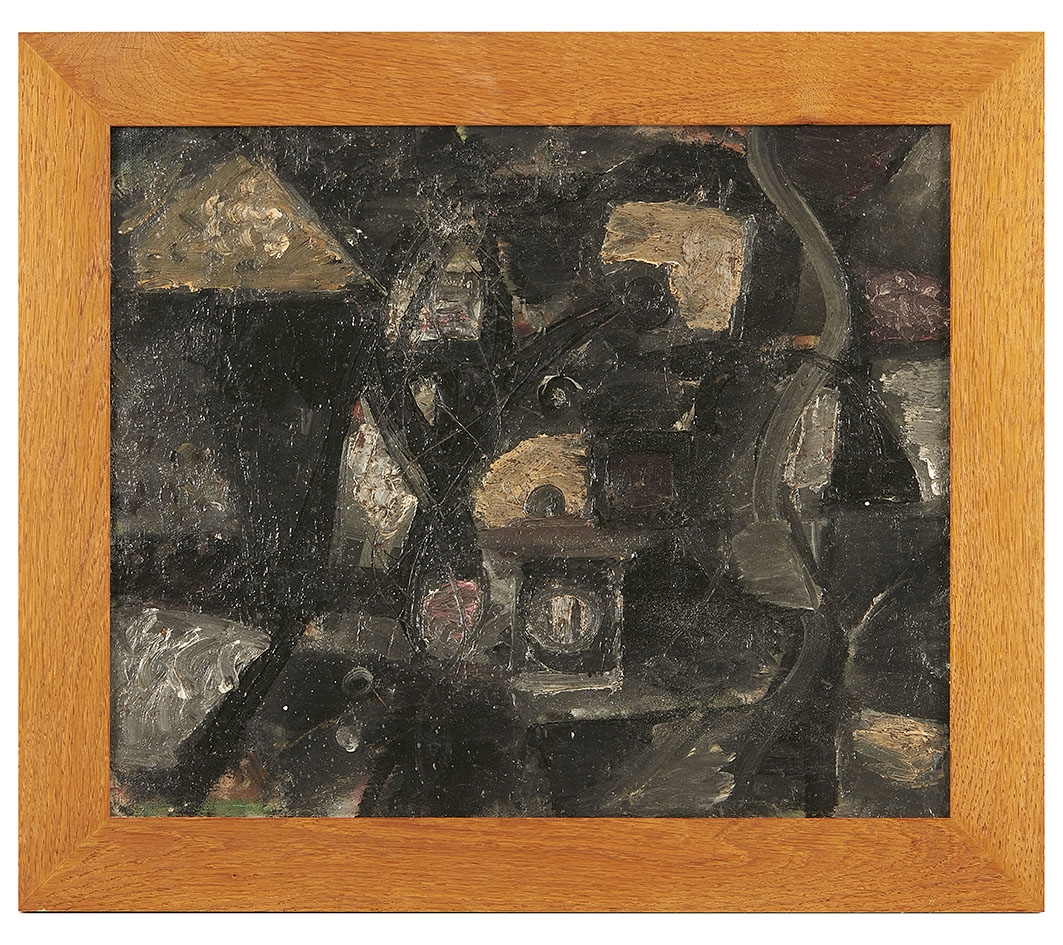 Artwork by Stacha Halpern, Composition abstraite, Made of Oil on canvas