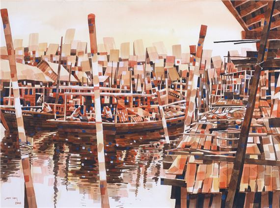 Sekinchan Fishing Village by Yong Look Lam, 2004