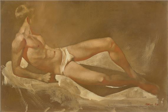 Reclining Figure. by Robert R. Bliss, 1963