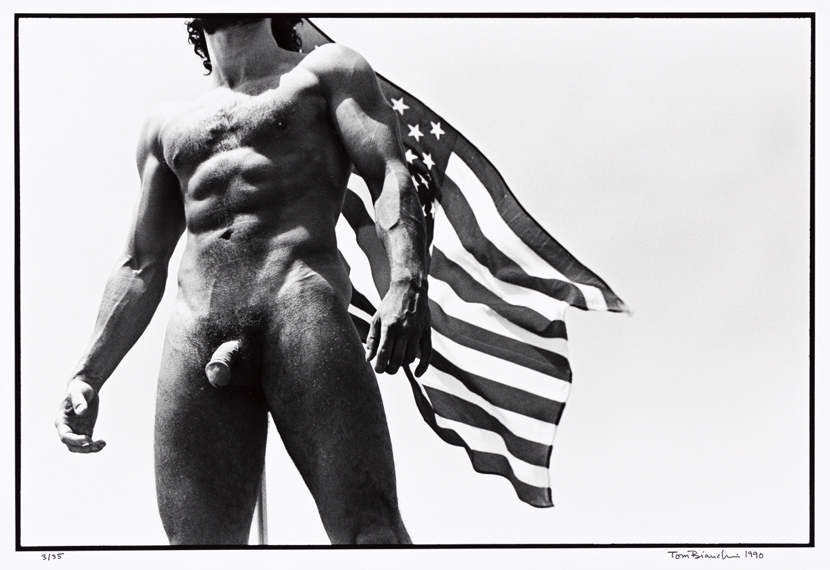 Artwork by Tom Bianchi, All American., Made of Silver print