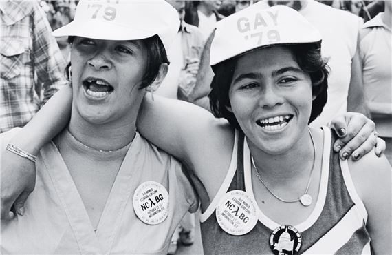 Maria and Tracy. by Joan E. Biren, 1979