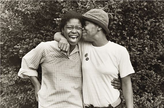 Gloria and Charmaine. by Joan E. Biren, 1979