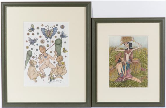 I. Catching butterflies II. Harvest time - I Gusti Putu Sana