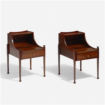 Nightstands, pair - Brouer Møbelfabrik