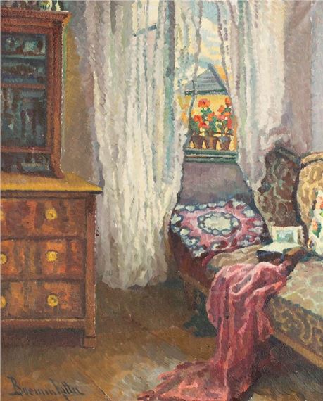 V interiéri by Ritta Boemm, around 1900