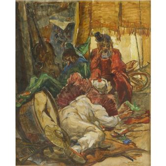 Scena circense - Giuseppe Torelli