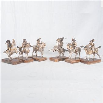 Warriors on horseback - Giuseppe Vasari