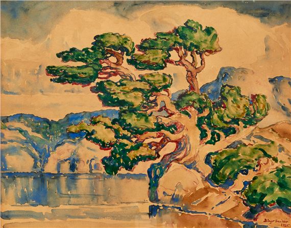 Untitled by Birger Sandzén, 1925