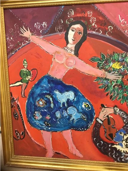 The dancer by Marc Chagall, David Stein, 1973