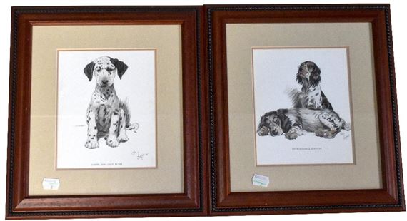 'Tortoiseshell Spaniels' and 'Loopy the Ugly Puppy' by Cecil Aldin