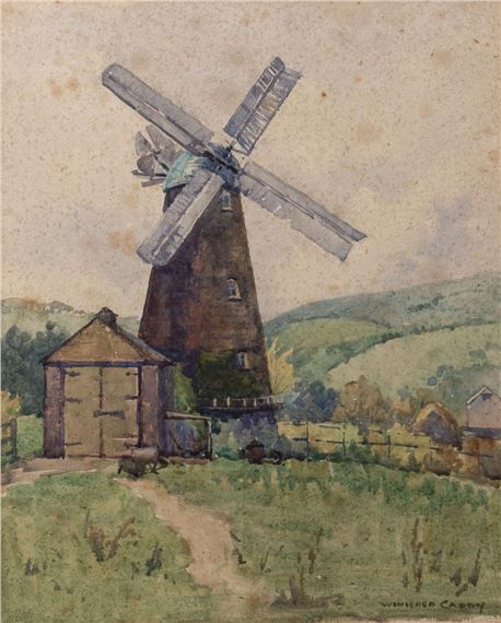 Polgate Mill, Sussex England by Winifred Caddy
