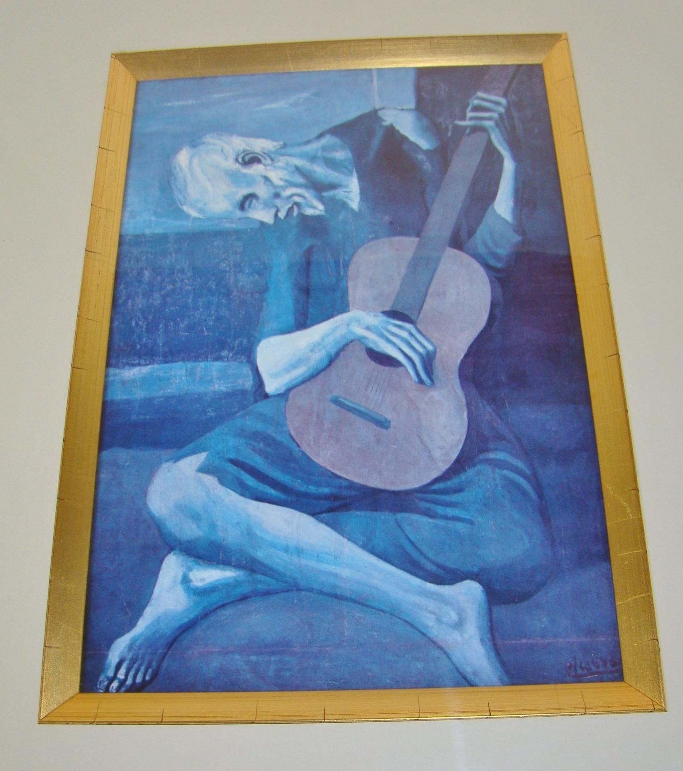 Pablo Picasso Blue Period Paintings Guitar