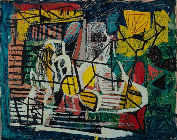 GEOMETRIC ABSTRACT by Louis Schanker