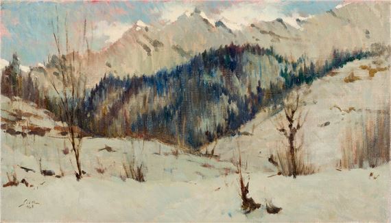 Inverno in montagna by Mario Lisa