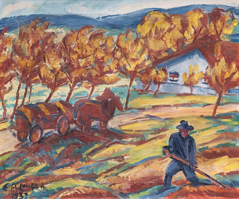 Artwork by Emil Artur Pittermann, Č, Made of Oil on canvas