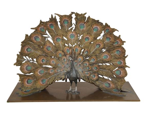 Peacock by Carl Kauba