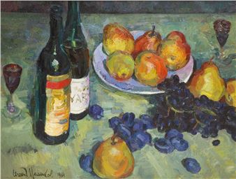 Wine and Fruit, 1964 - Evgeniy Melnikov