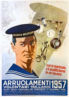 MARINA MILITARE / ARRUOLAMENTI 1957 - Nino Gregori