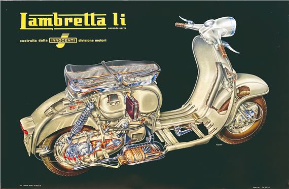 LAMBRETTA LI SECONDA SERIE by F. Lojacono, 1959