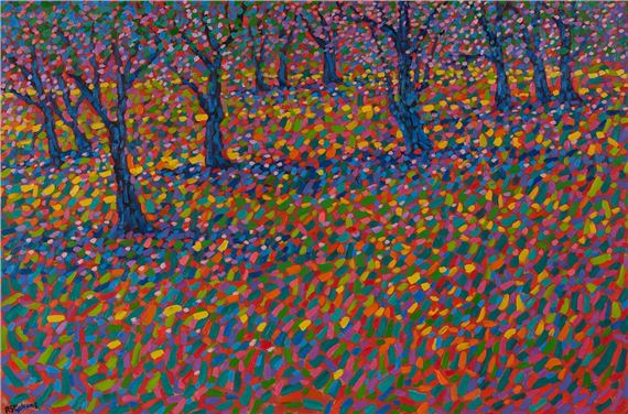 APPLE BLOSSOM, DAPPLED LIGHT by Paul Stephens