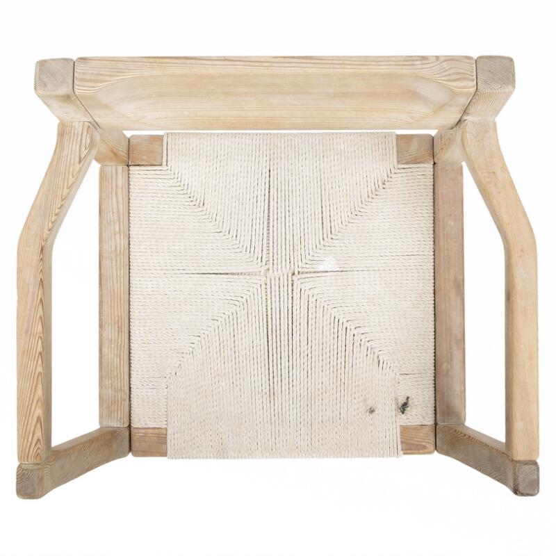 Artwork by Tage Poulsen, Set of eight chairs of solid pine wood, Made of pine wood