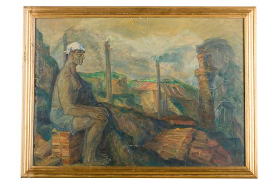 Seated man - Manlio D’Ercoli