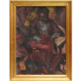 portrait of a seated man - Robert Templeton