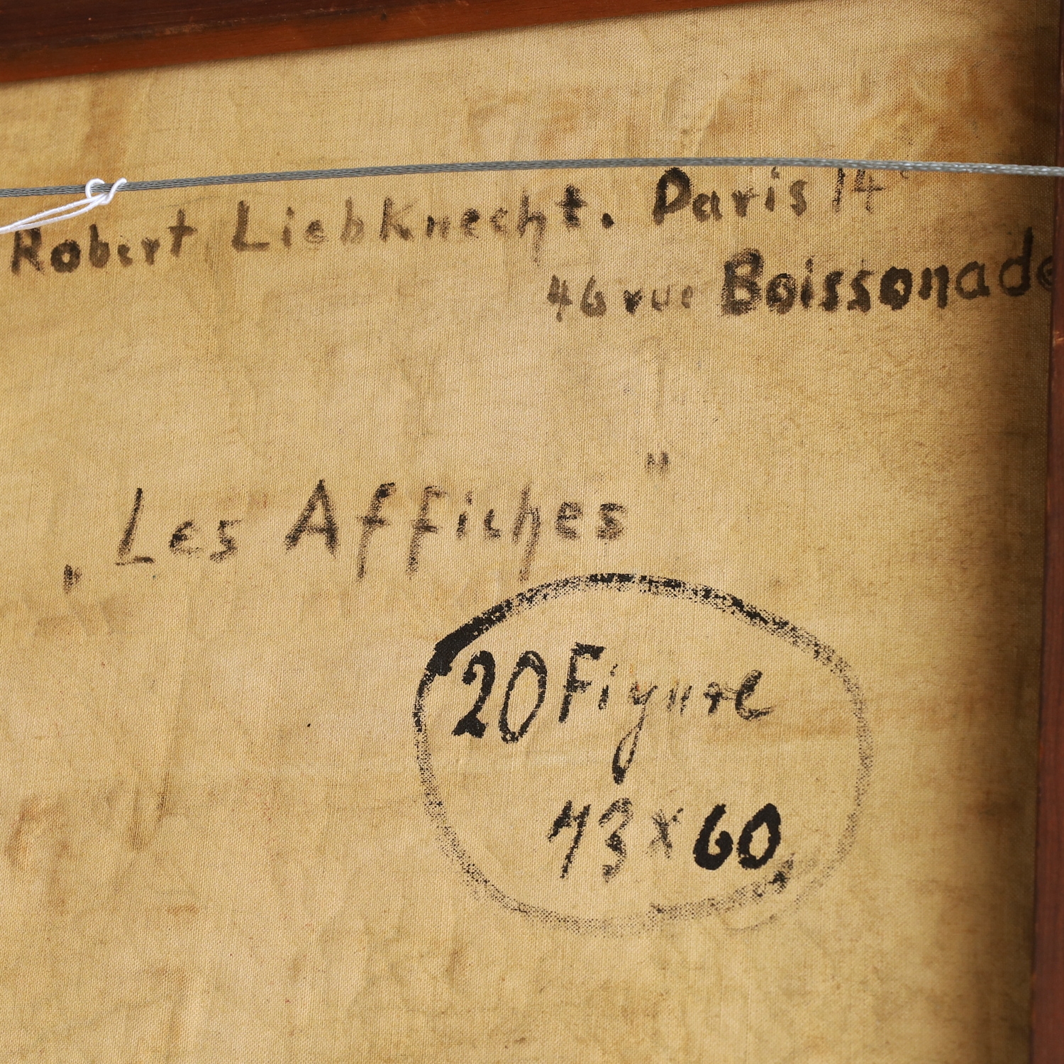 Artwork by Robert Liebnecht, Les Affiches Paris