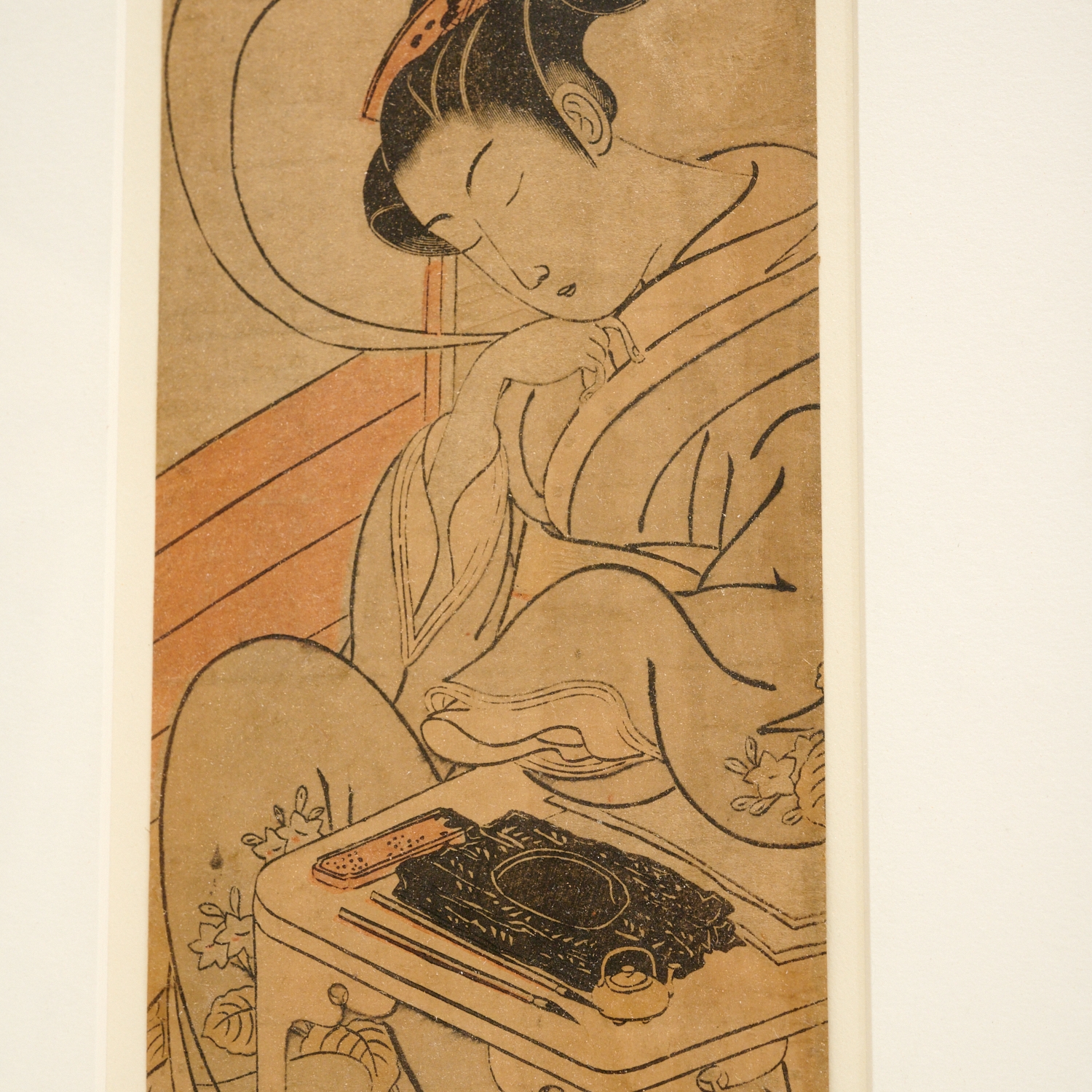 Artwork by Kano Kuninobu, Male figure with Wives or Courtesans