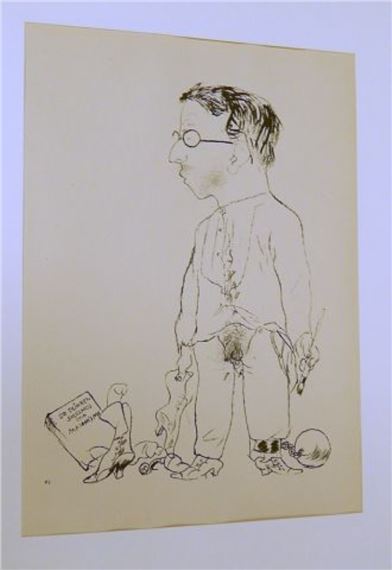 "Rudi S." by George Grosz, 1923