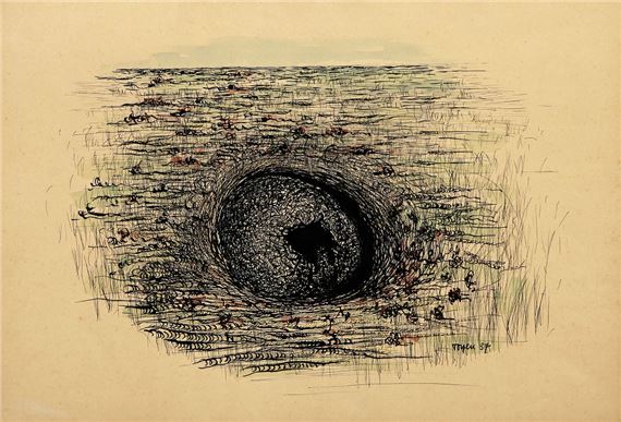 Untitled by Toyen, 1937