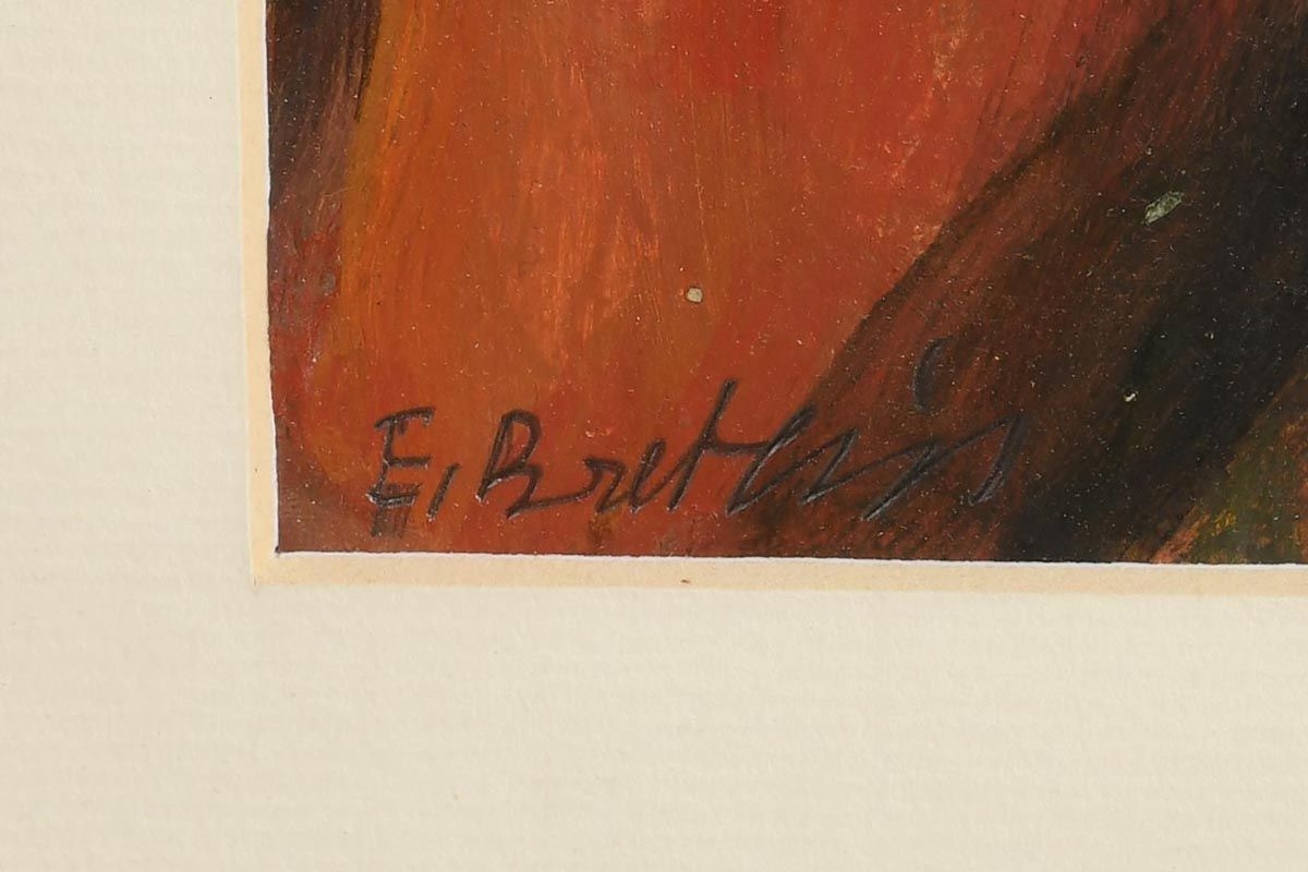 Artwork by Illi Billi, Seated Nude, Made of oil on board