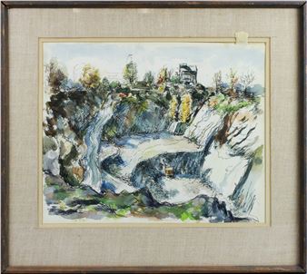 Painting of a Quarry - Walter Condit