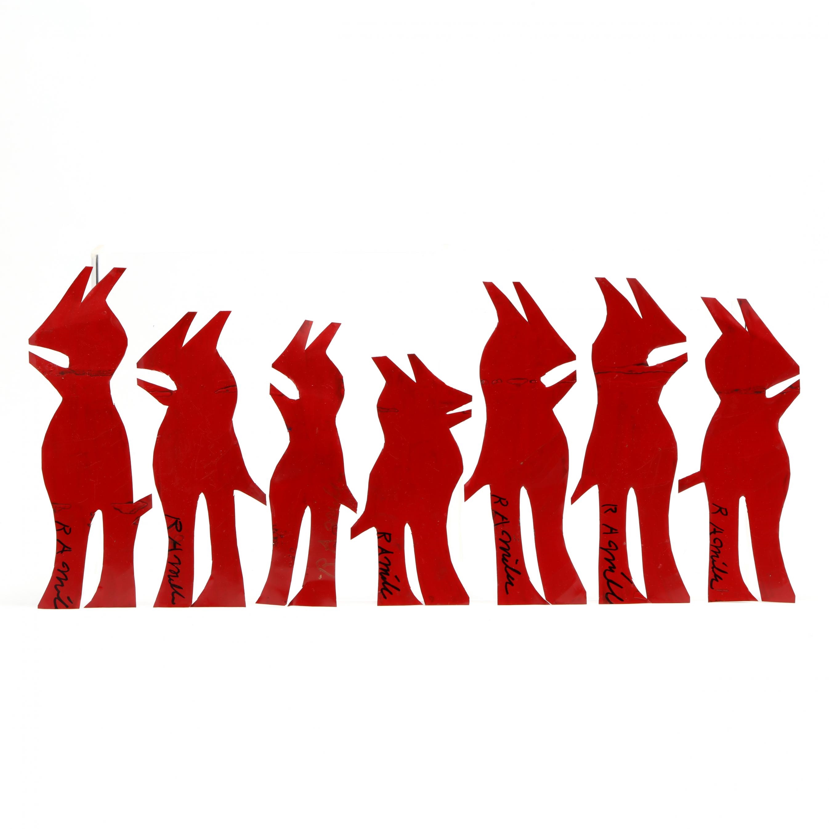 R.A. Miller | A Selection of Seven Devil Cut-Outs | MutualArt